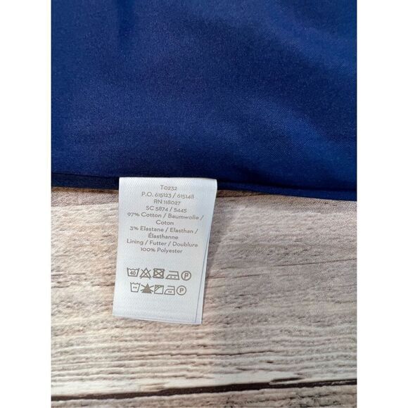 Boden Blue White Floral Petite Pencil Skirt sz 10P NWT Retails $110 - Picture 7 of 12